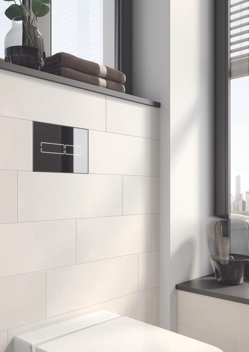 Image du produit TECE lux Mini plaque de déclenchement avec commande électronique tactile blanc