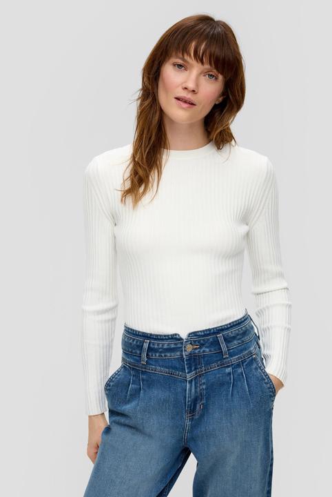 Image du produit S.Oliver Strickpullover Rippstrickpullover aus Viskosemix (46)