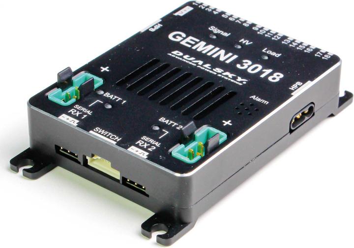 Actual product image Dualsky gemini 3018 battery backer futaba s.bus standard