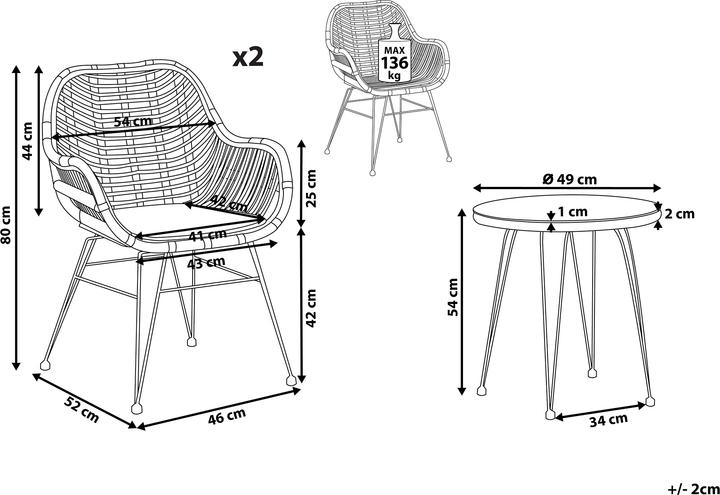 Produktbild Beliani Tropea Ii