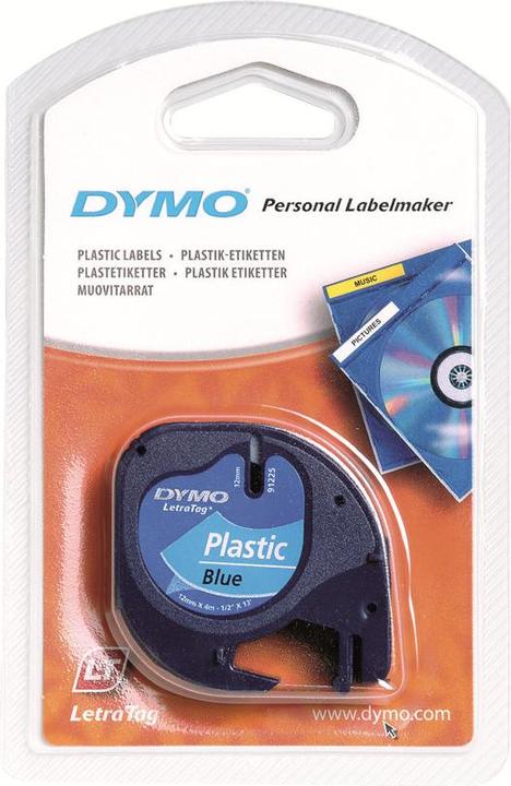 Produktbild Dymo Schriftband LetraTag (1.20 cm, Blau)