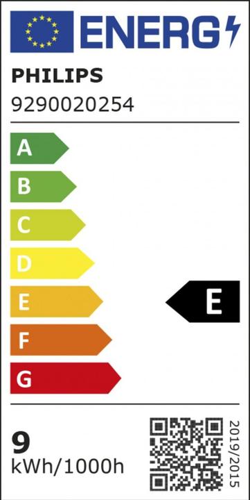Label énergétique Philips Ampoule LED E27 Lot de 3 75W 2700K Filament (E27, 8.50 W, 1055 lm, 3 x, E)