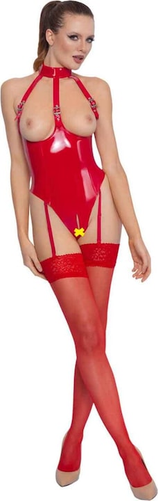 Actual product image Black Level Vinyl Body red 2XL (XXL)