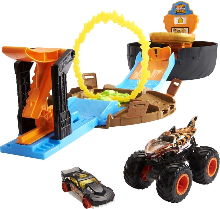 Actual product image Hot Wheels Monster Trucks Stunt Tire Play Set