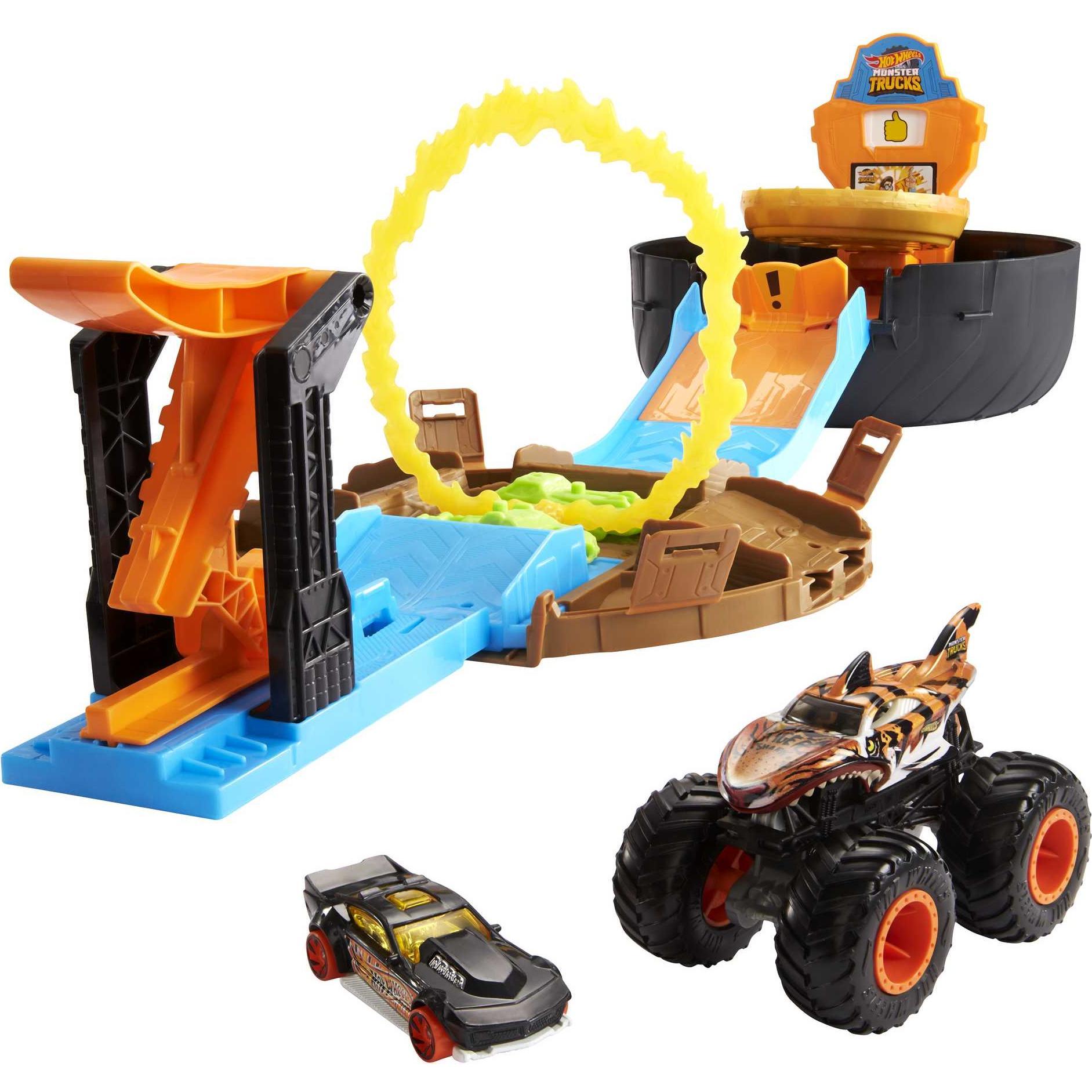 Hot Wheels Monster Trucks - Stunt-Reifen-Spielset