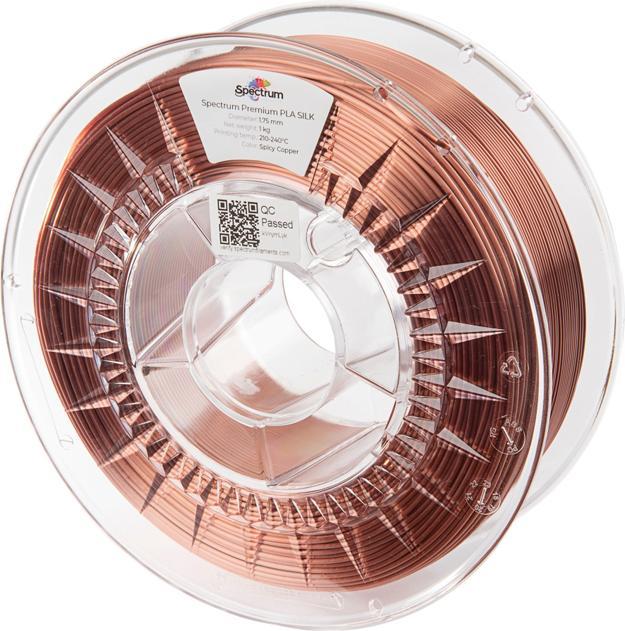Immagine prodotto Filamento PLA SILK rame piccante 1.0kg 1.75mm (PLA, 1.75 mm, 1000 g, Marrone)