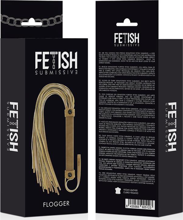 Produktbild Fetish submissive Vegane Lederpeitsche