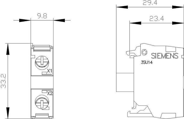 Productafbeelding Siemens LED-module LED 24-240V AC blauw