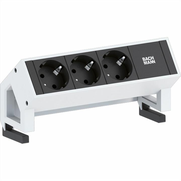 Produktbild Bachmann DESK2 - 3xSchuko (3x, CEE 7/3)