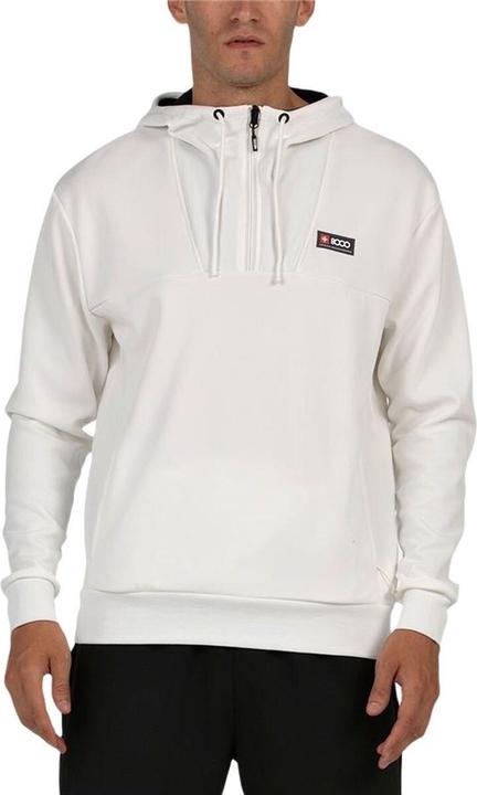 Produktbild +8000 Herren Sweater mit Kapuze Esvein Weiss (S)