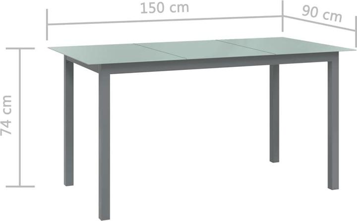 Produktbild vidaXL Garten-Essgruppe
