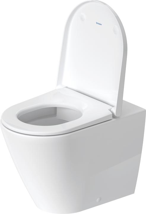 Produktbild Duravit Stand-Tiefspül-WC D-NEO rimless, Abgang waagerecht weiss
