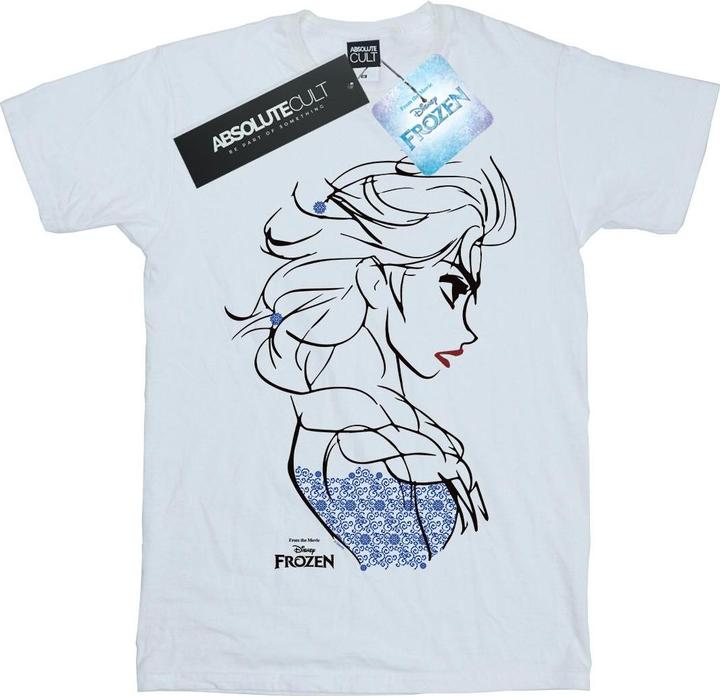 Image du produit Disney - T-shirt FROZEN ELSA SKETCH - Fille (128)