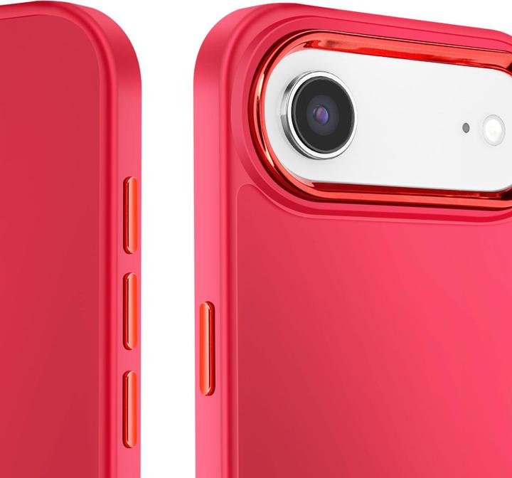 Actual product image OEM Back panel cover FRAME Case for IPHONE 17 Air magenta (Apple iPhone Air)