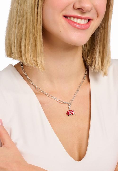 Immagine prodotto Thomas Sabo Ciondolo a forma di ciondolo rosso London bus argento (Argento 925, Smalto)