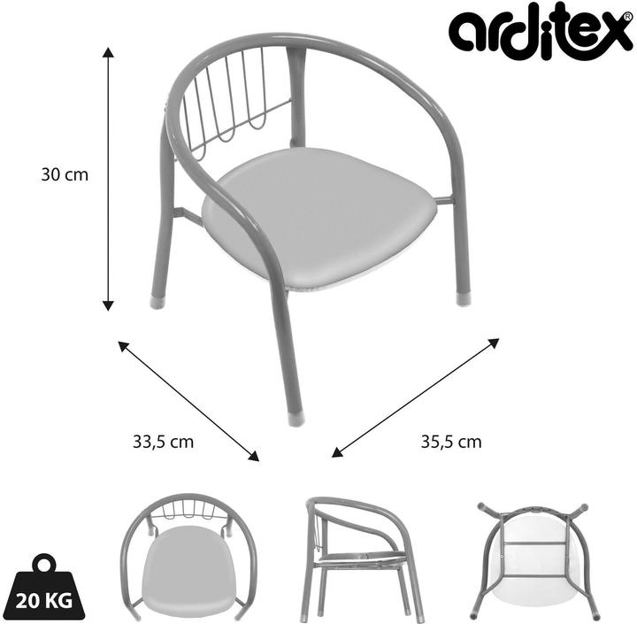 Immagine prodotto Arditex Sedia per bambini Peppa Pig Rosa (Poltrona per bambini)