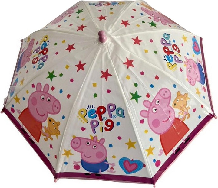 Actual product image Peppa Pig Stick Umbrella Patterned