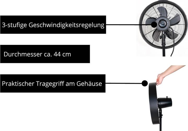Produktbild Unold 86725 Standventilator