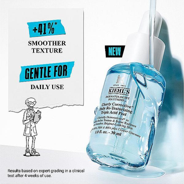 Produktbild Kiehl's Clear Corrective Re-Texturizing-Peeling (Reinigungspeeling, 30 ml)