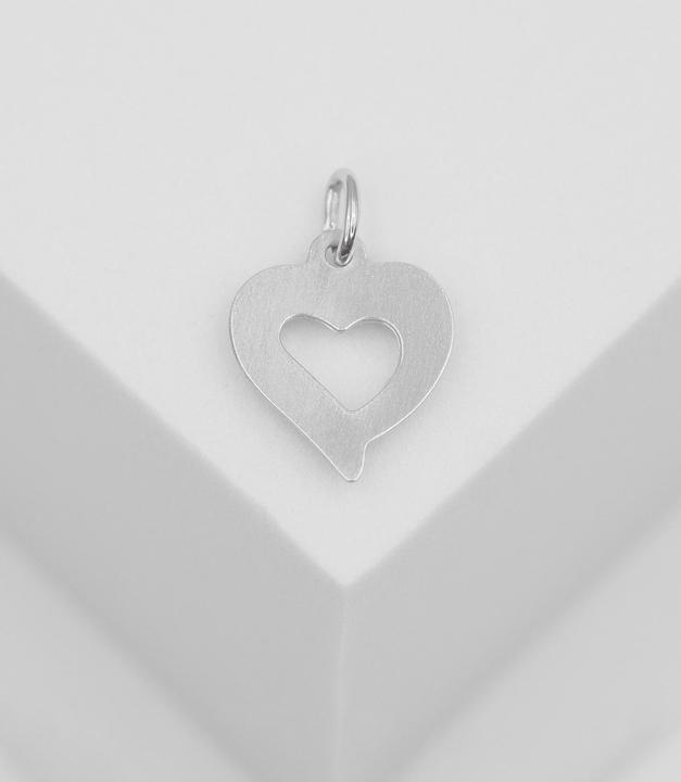 Image du produit Muau Pendant heart yellow gold 750, 16x11mm (Or jaune 750/18K)