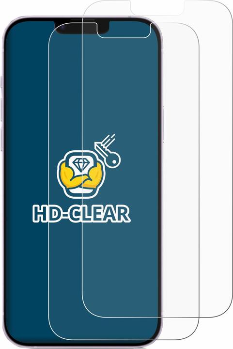 Produktbild BROTECT Schutzfolie Displayschutz Klar (2 Stk., Apple iPhone 14 Plus)