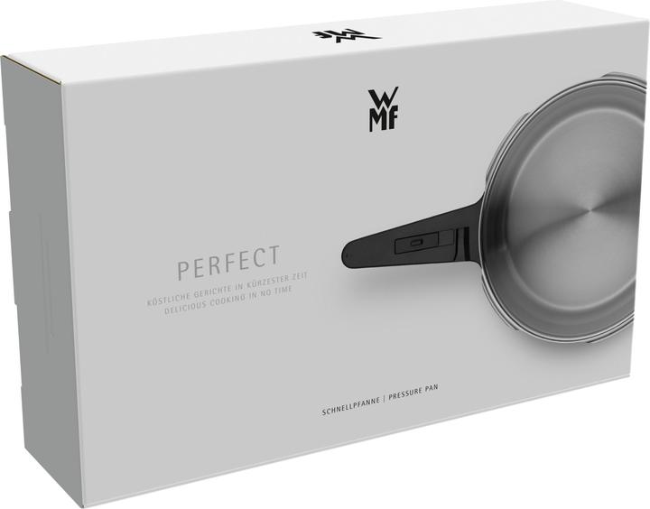 Produktbild WMF Schnellkochtopf Unterteil 4,5l ohne Deckel Perfect Induktion Edelstahl 18/10 (22 cm, Dampfkochtopf, Edelstahl)