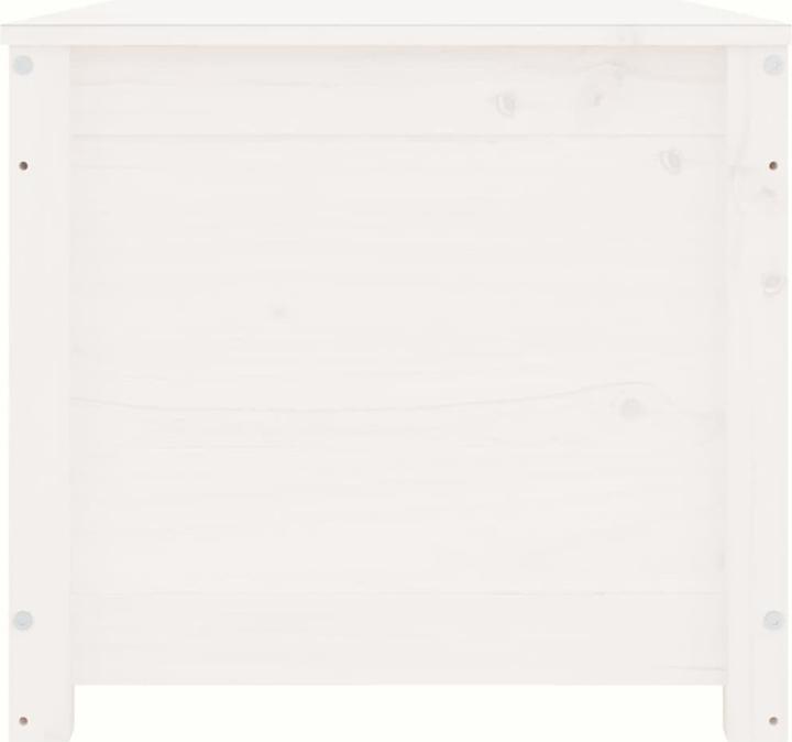 Actual product image vidaXL Truhe Weiss 110x50x45,5 cm Massivholz Kiefer,Farbe