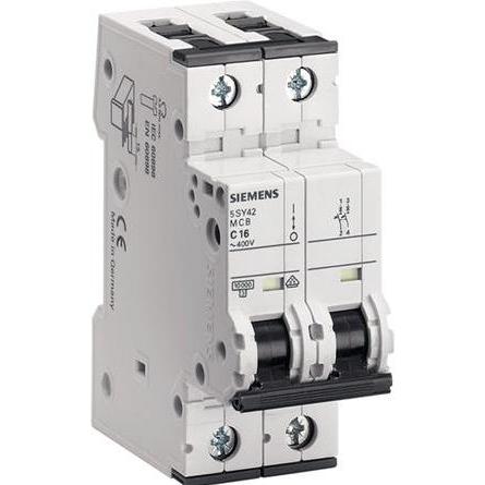 Thumbnail - Siemens, Schutzschalter, MCB 2 Pole Type C 10kA 20A 400V