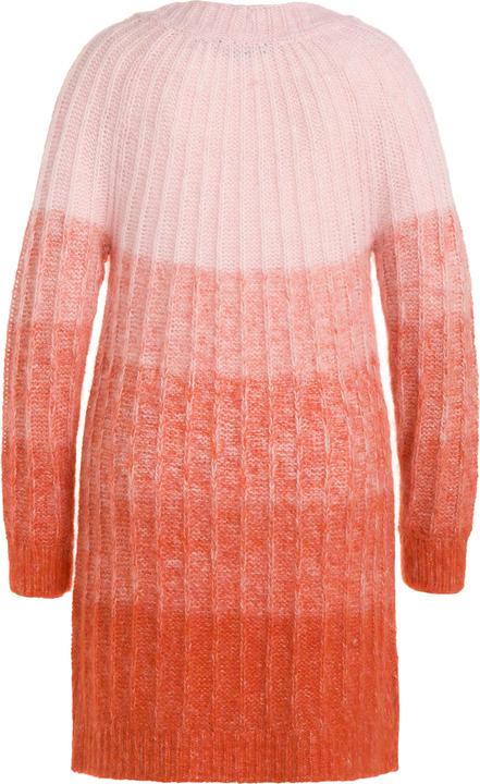 Actual product image Ulla Popken Ombre Stripe Open Front A-line Fit Cardigan Sweater (54)