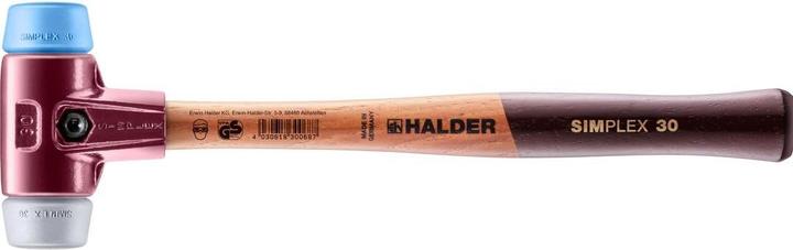 Produktbild Halder SIMPLEX-Schonhammer 30 TPE-soft/TPE-mid TE SIMPL (340 g)