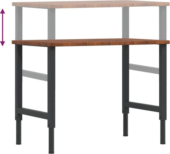 Actual product image vidaXL Werkbank (60 cm, 100 cm)