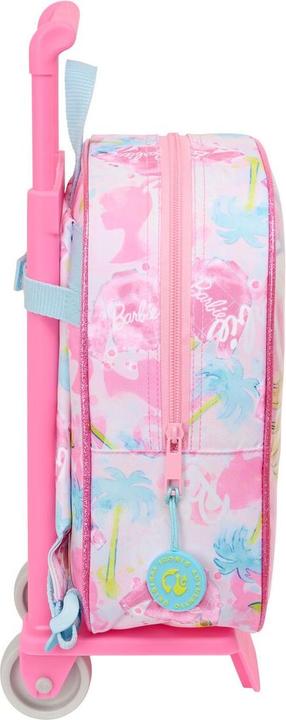 Immagine prodotto Barbie Schulrucksack Mit Rädern Painterly Rosa Himmelsblau 22 X 27 X 10 Cm