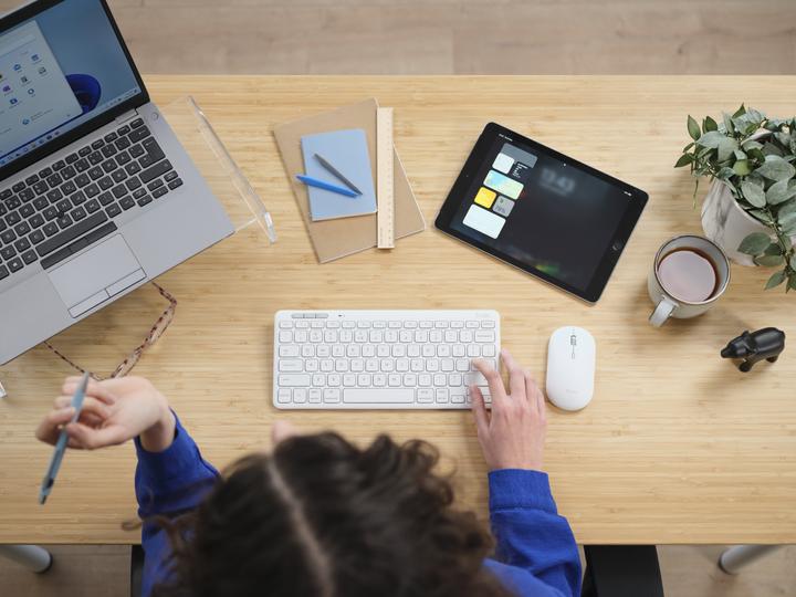 Actual product image Trust LYRA Keyboard & Mouse white EN (DE, Wireless)