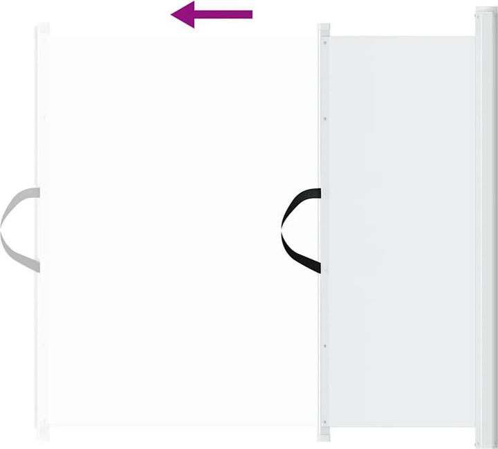 Produktbild vidaXL einziehbares Haustiergitter