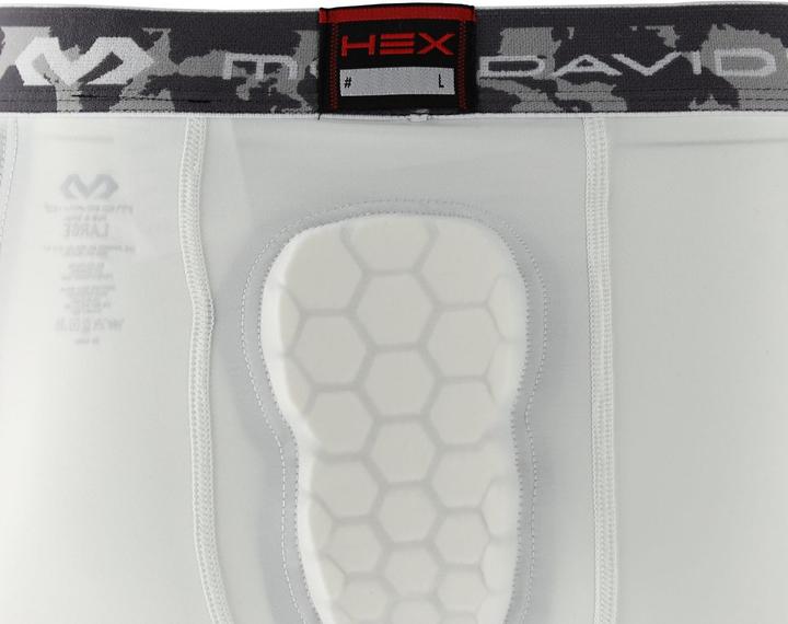 Actual product image McDavid Compressive 3/4 leggings with protectors for men (M)