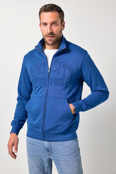 Produktbild JP1880 Sweatjacke, Stehkragen, Badges (L)