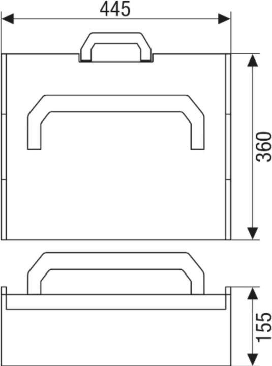 Produktbild Spax Montagekoffer L-Boxx Kunststoff Pozi Yellox (2925 Schrauben pro Stück)