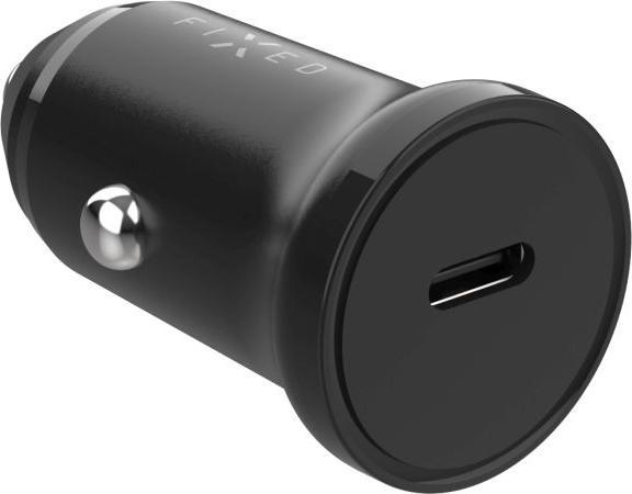 Actual product image Fixed Hurtig Biloplader USB-C 20W PD Sort (20 W)