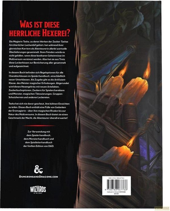 Actual product image Wizards of the Coast Dungeons & Dragons - Tasha’s Cauldron of Everything - German (German)