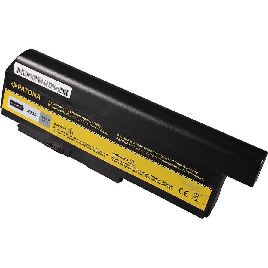 Patona 2791 (6600 mAh), Notebook Akku, Gelb, Schwarz