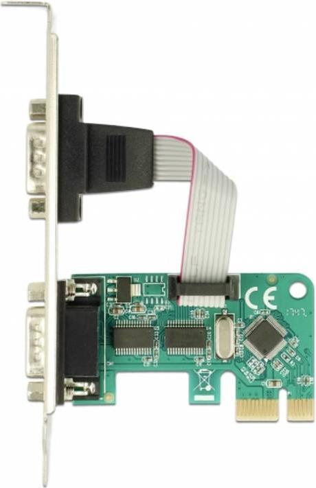 Actual product image Delock 89918 PCI Express Card 2x Serial