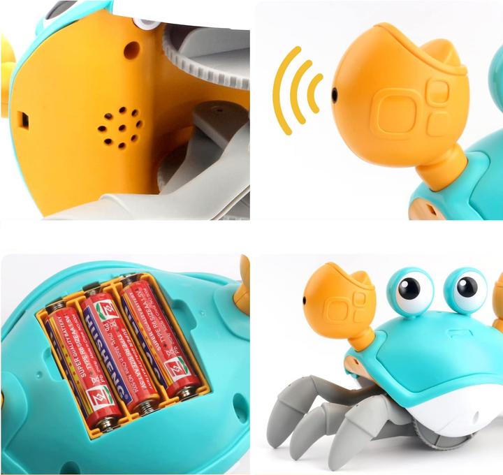 Esmée Krabbelnde Krabbe Interaktives Kinder Lern Spielzeug mit Musik