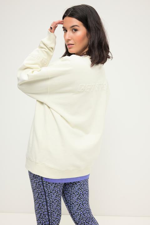Produktbild Studio Untold Sweatshirt, oversized, Rücken-Embossing, Ballon-Langarm (42, 44)