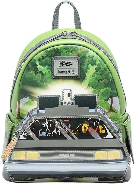 Actual product image Loungefly LightUp DeLorean Backpack