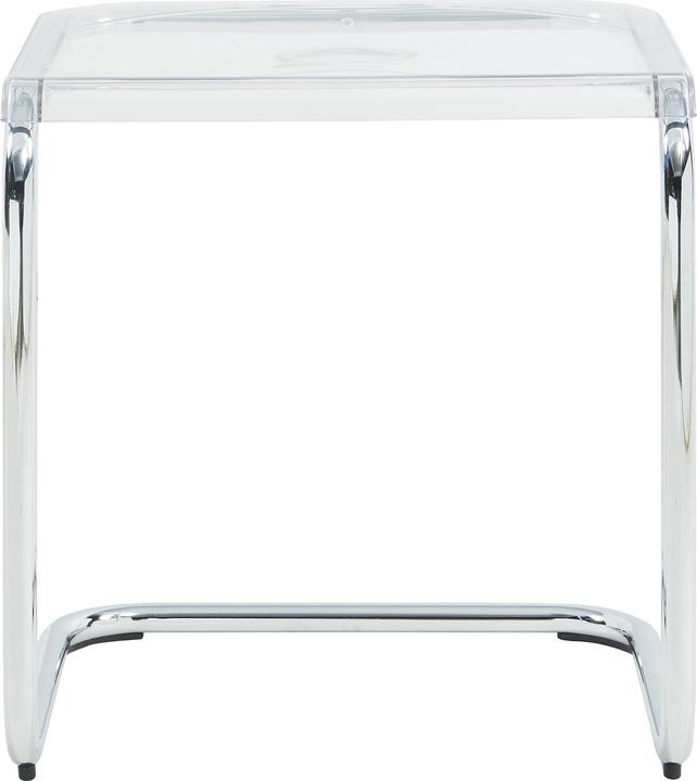 Produktbild En.Casa Beistelltisch Brosa 44x37x48 cm Transparent