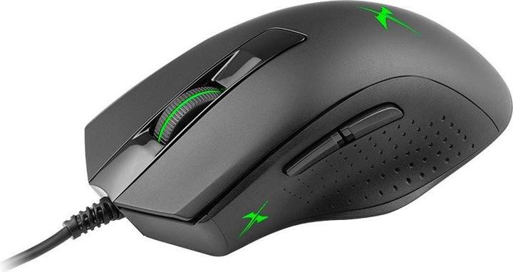 Actual product image Bloody X5 Max Maus Beidhändig USB Typ-A 10000 DPI (Cable)