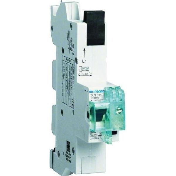 Hager, Verteilerschrank Zubehör, HTS135E. Anzahl der Pole: 1P. AC Eingangsspannung: 230-400 V, Nominale Stromabgabe: 35 ...