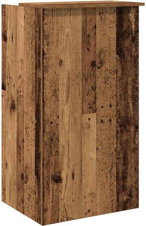 Actual product image vidaXL Reception counter reclaimed wood look 55x50x103.5 cm wood-based reception counter