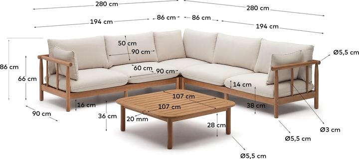 Image du produit Kave Home Sacova