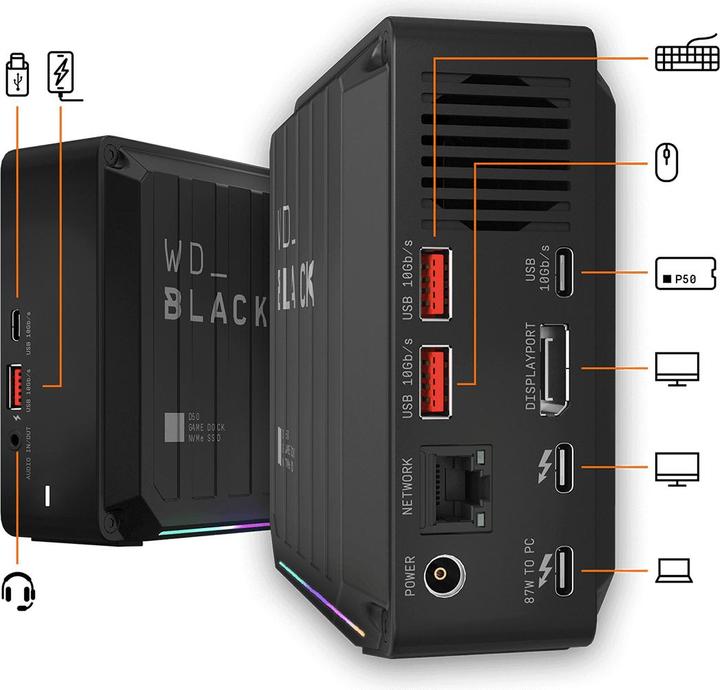 Actual product image WD Black D50 Game Dock 1TB (1 TB)
